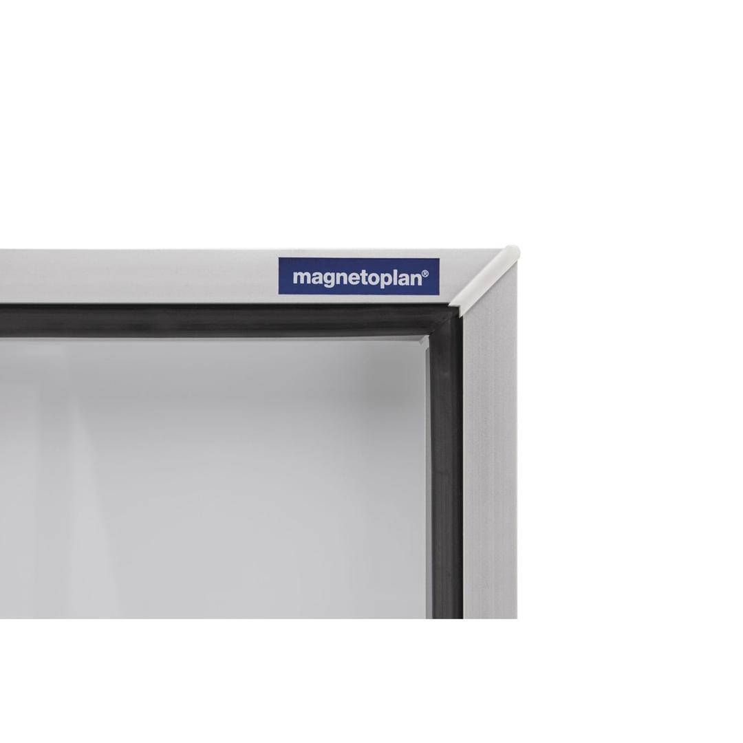 Extérieure, fond magnétique, 4 x A4 Vitrine d'affichage CC MAGNETOPLAN - Vitrine d'affichage d'extérieur magnetoplan CC 4 x A4, joint du cadre