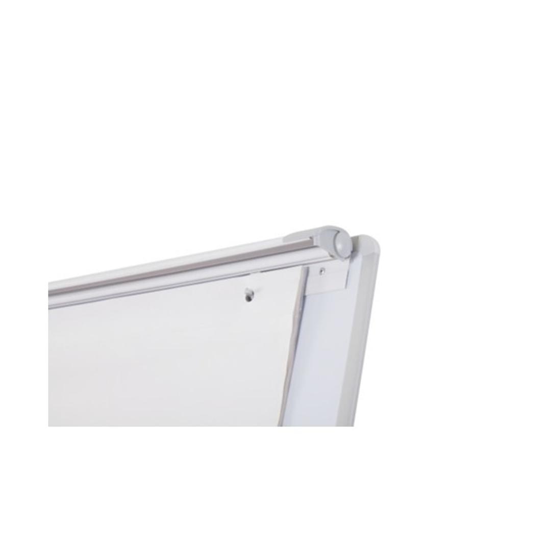 Non magnétique, trépied pliable, 700 x 1000 mm, gris Chevalet de conférence Economic BI-OFFICE - Pince porte-bloc du chevalet Bi-Office Economic