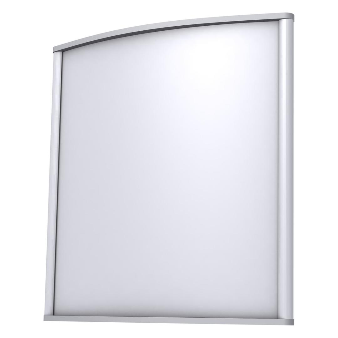 150 x 150 mm Plaque de porte argent EUROPEL - Plaque de porte EUROPEL argent 150 x 150 mm, vide, plaque PVC anti-reflets