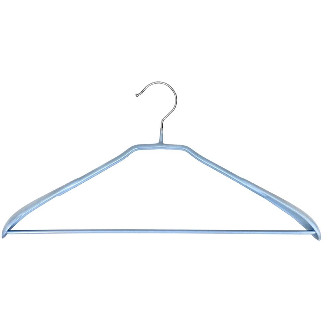 Avec barre, antidérapant, 420 mm Cintre en métal caoutchouté PEGGY PERFECT - Cintre en métal caoutchouté Peggy Perfect avec barre