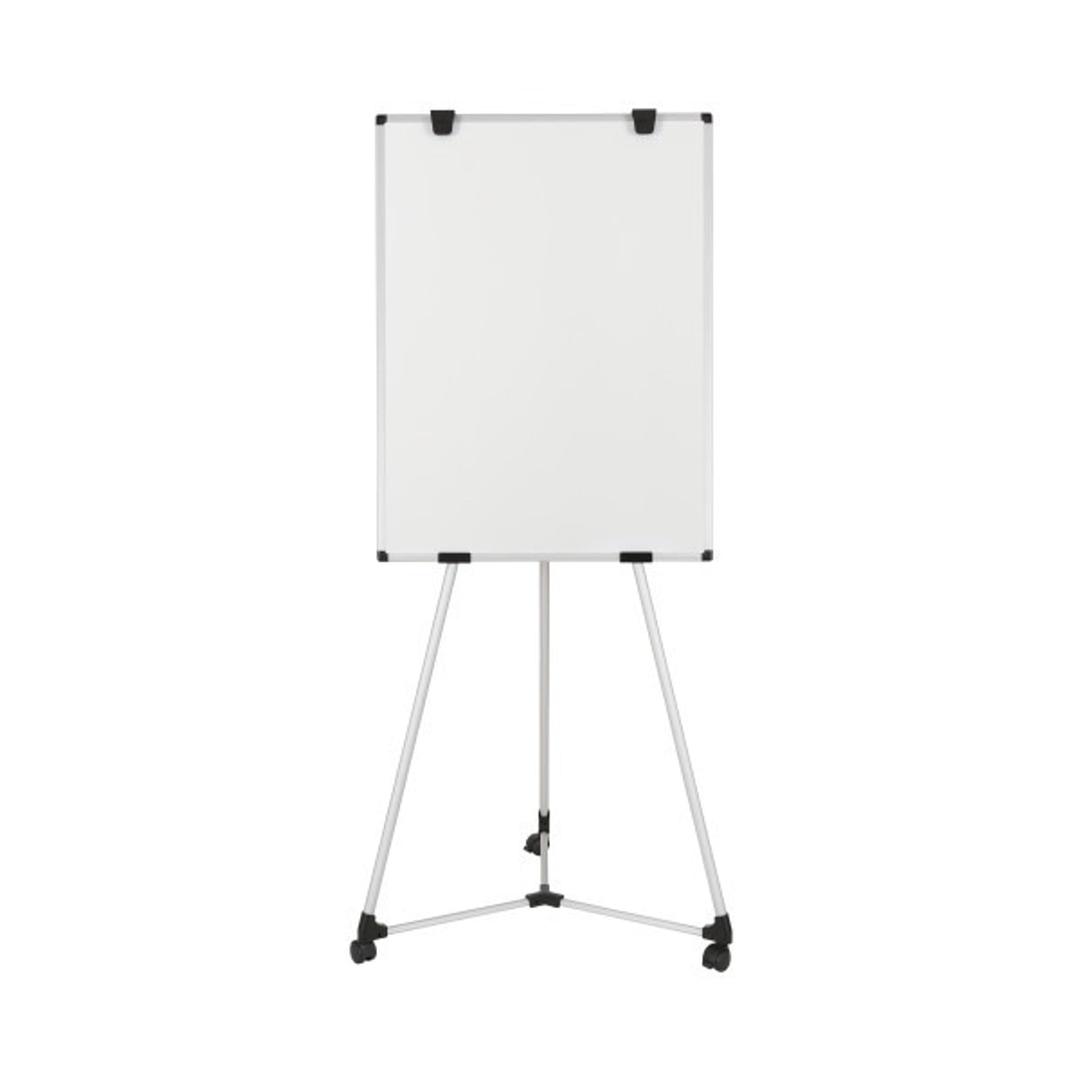 Acier laqué magnétique, inclinable, 3 roulettes Paperboard mobile Earth Kyoto BI-OFFICE - Paperboard mobile Bi-Office Earth Kyoto, vu de face