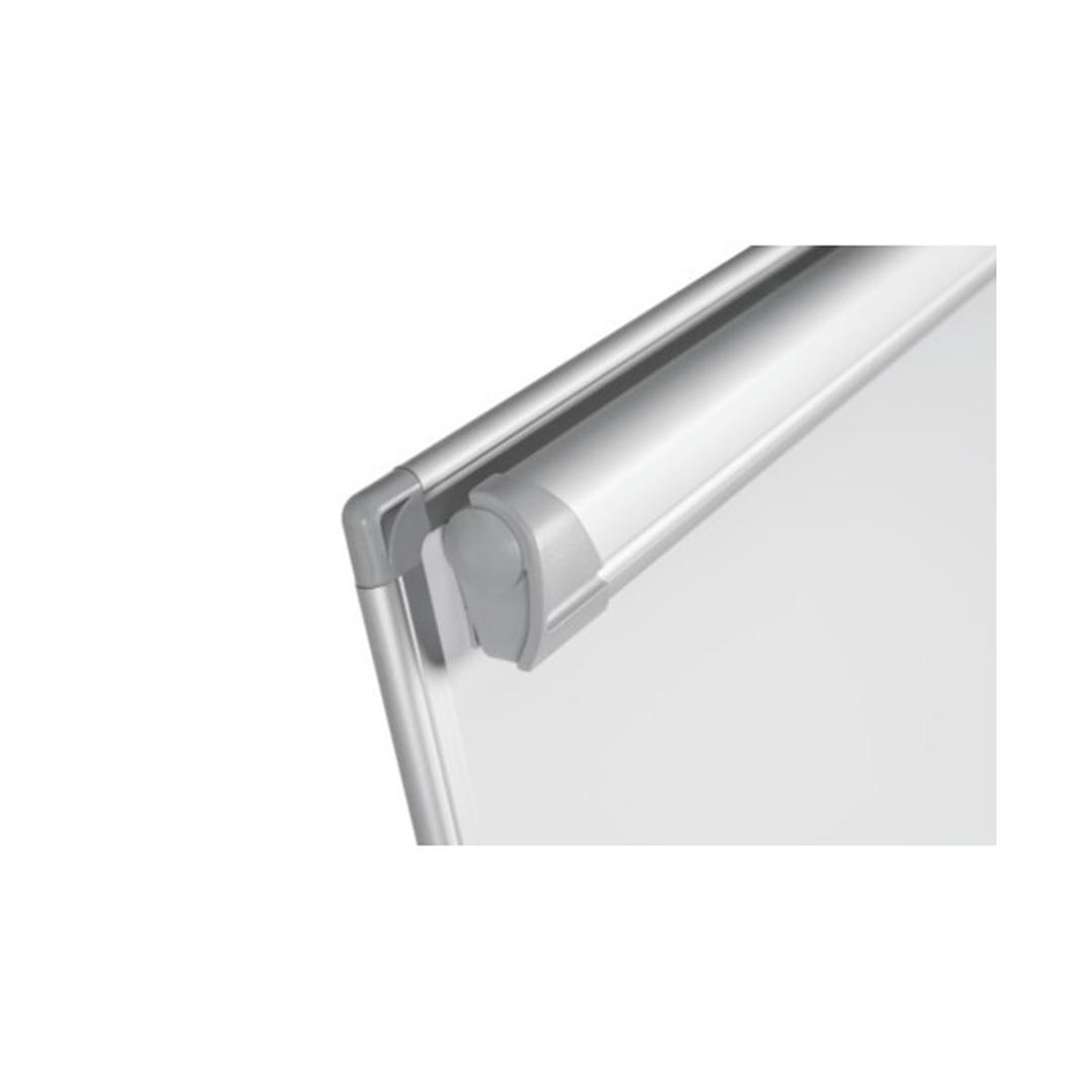 Acier laqué magnétique, 5 roulettes, noir Paperboard mobile Earth BI-OFFICE - Pince porte-bloc du paperboard Bi-Office Earth
