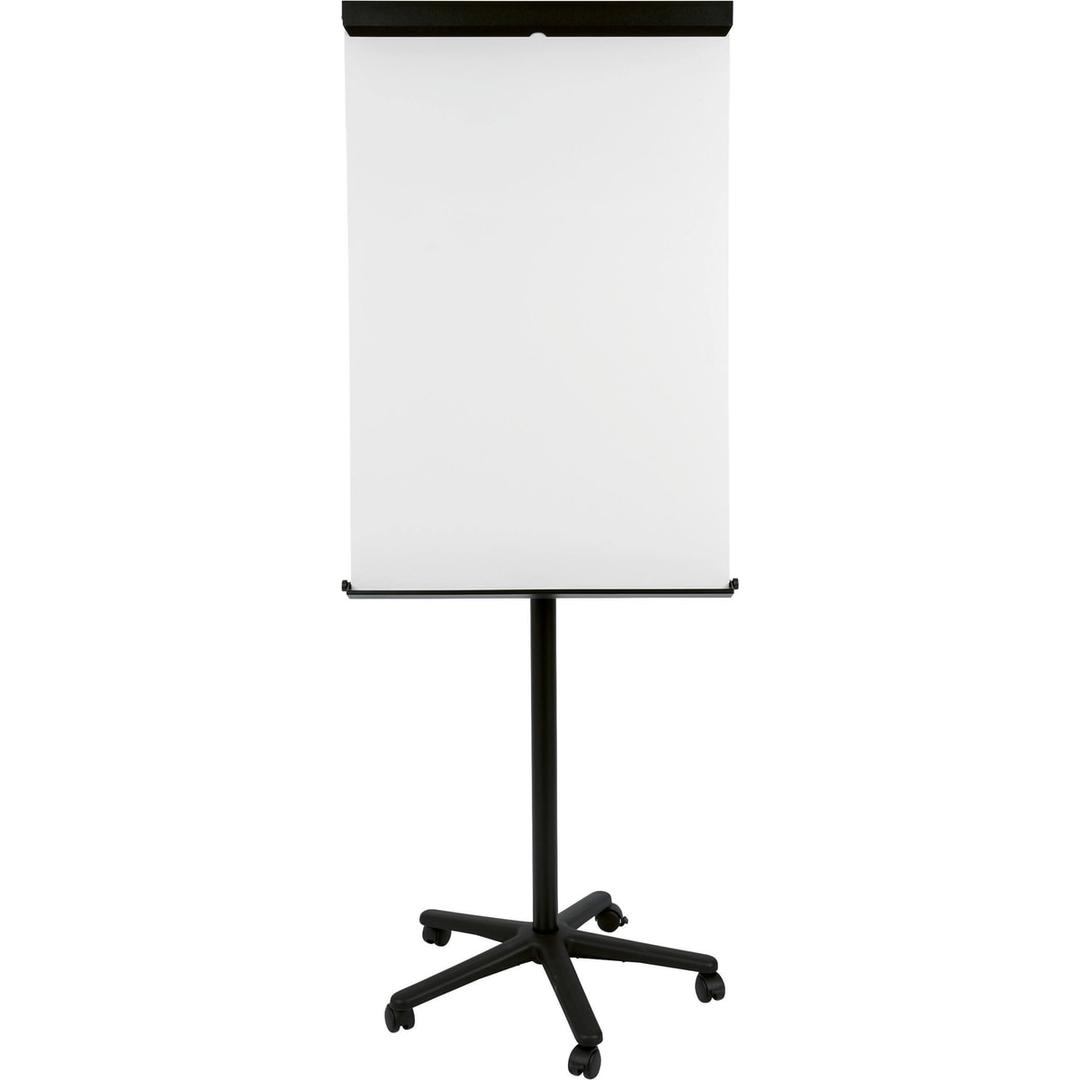 Acier laqué magnétique, pied étoile à 5 roulettes, noir Paperboard mobile sans cadre BI-OFFICE - Paperboard mobile sans cadre Bi-Office, pied étoile noir