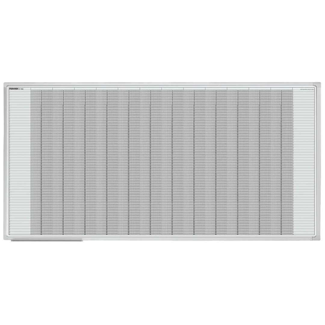 90 lignes, 193 x 100 cm, plaquettes de mois en allemand Planning annuel du personnel JetPlaner FRANKEN - Planning annuel du personnel FRANKEN JetPlaner 193 x 100 cm