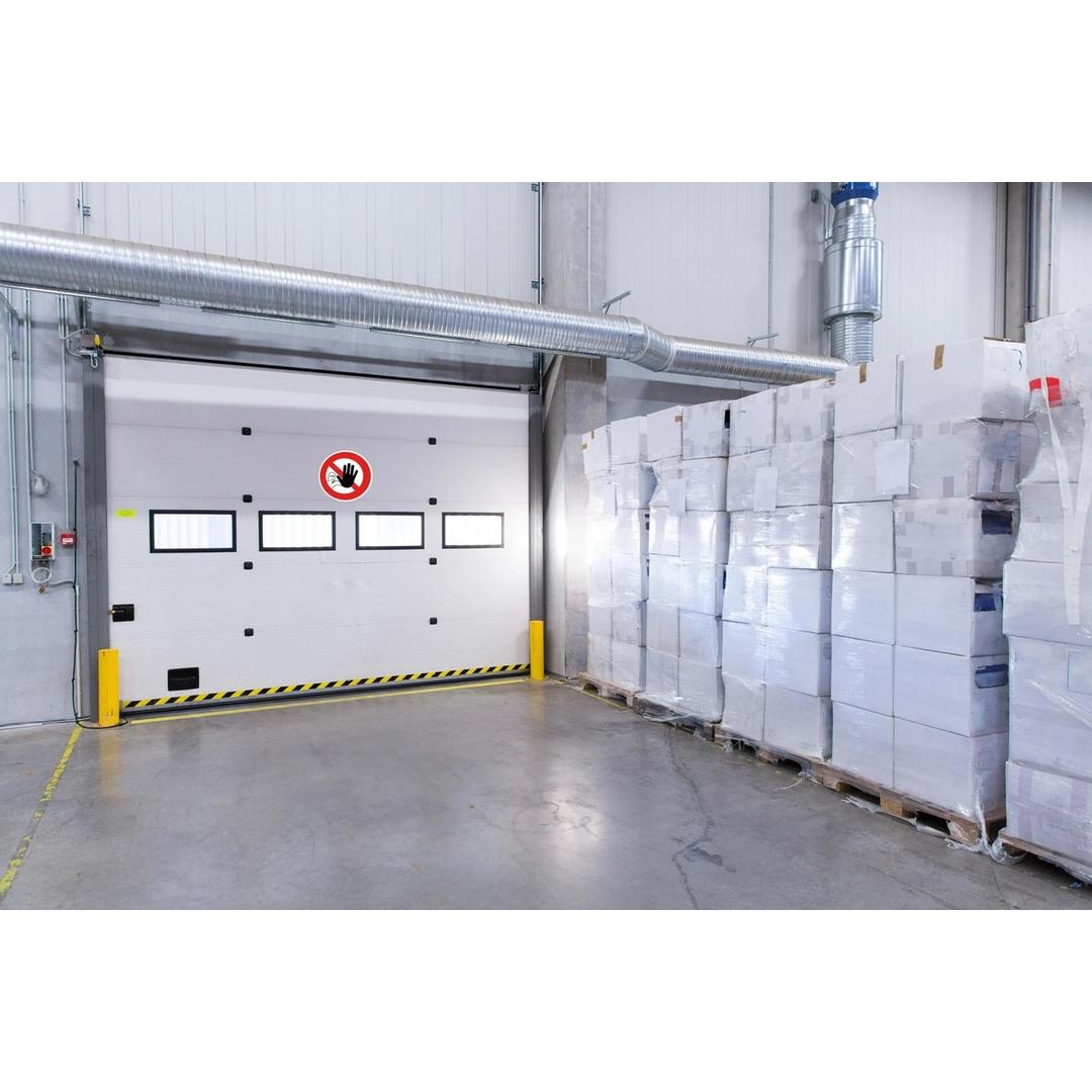 ISO 7010, polypropylène, Ø 20 cm Panneau Accès interdit adhésif 67013E EXACOMPTA - Panneau Accès interdit EXACOMPTA dans un entrepôt