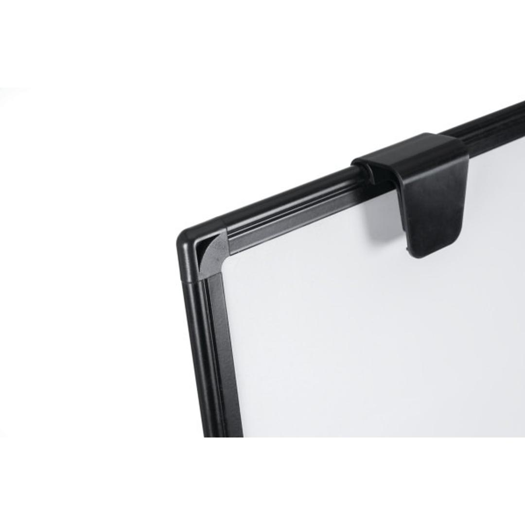 Magnétique, pied étoile à 5 roulettes, noir Paperboard mobile Maya Light BI-OFFICE - Serre-bloc du paperboard Bi-Office Maya Light