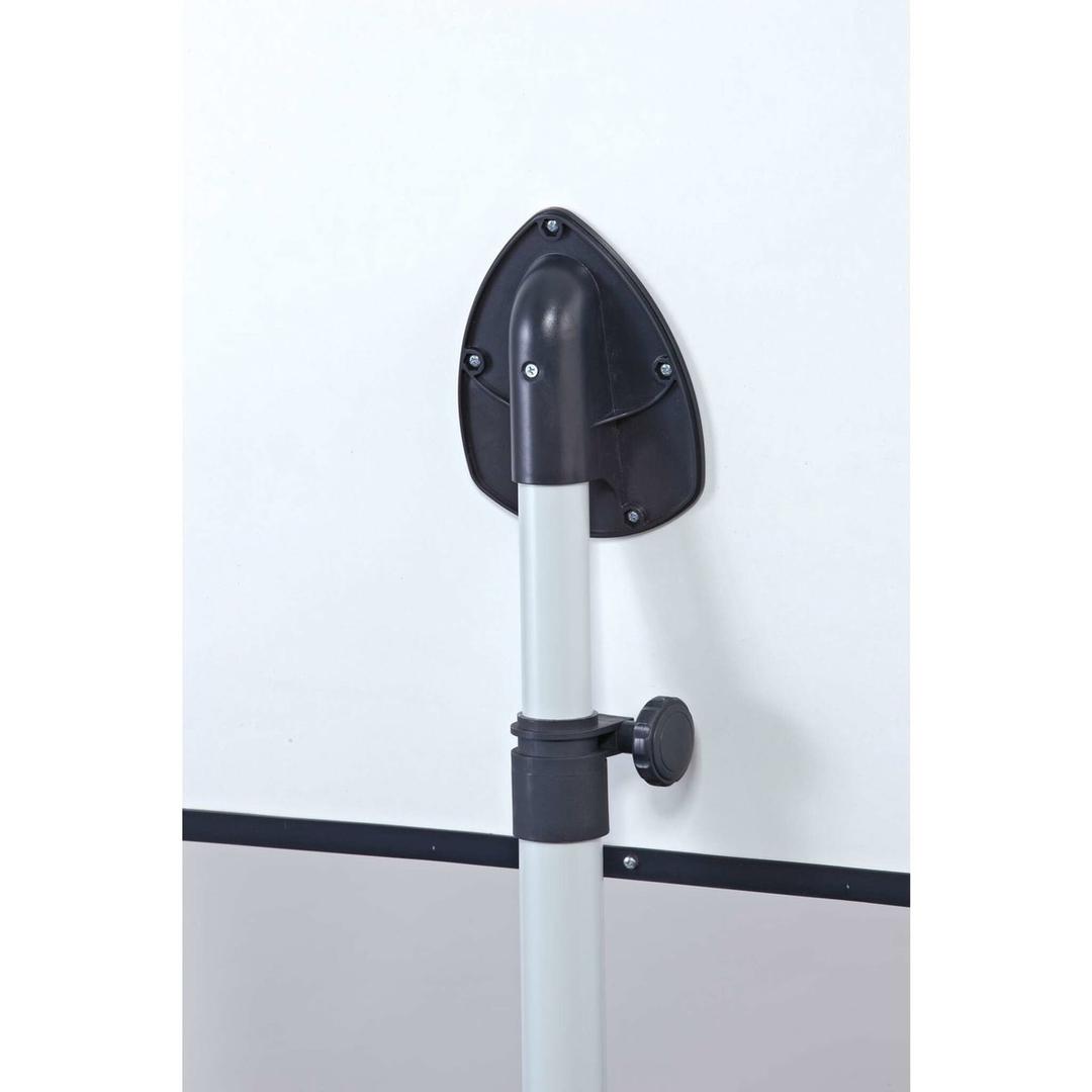 Magnétique, pied étoile à 5 roulettes, 2 bras Paperboard mobile standard MAUL - Molette de réglage du paperboard MAULstandard