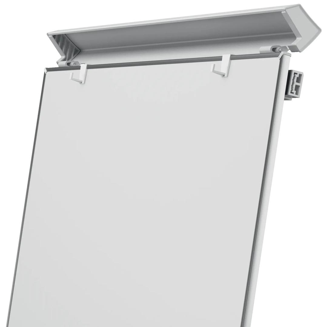 Acier laqué magnétique, pied étoile à 5 roulettes Paperboard mobile Impression Pro NOBO - Crochets et barre de découpe du paperboard nobo Impression Pro