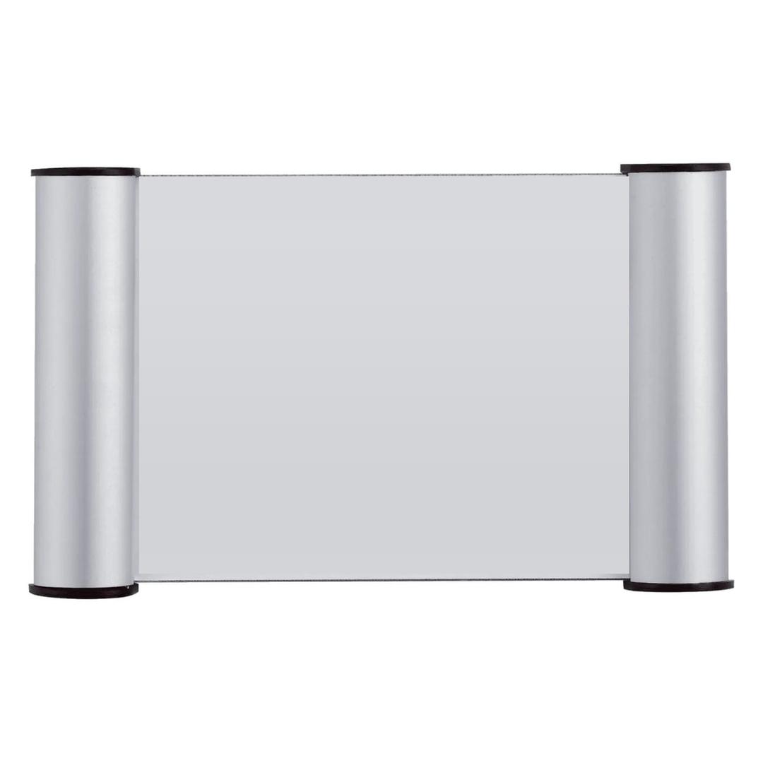 Insert A6, aluminium argent, 180 x 115 mm Plaque de porte clip BS0602 FRANKEN - Plaque de porte clip FRANKEN BS0602, profilés aluminium argent et insert vierge