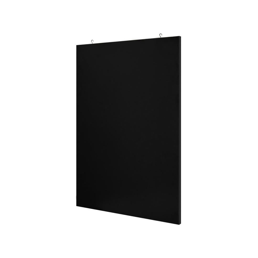 Ardoise double face en MDF, 600 x 840 mm Tableau craie mural sans cadre EUROPEL - Tableau craie mural EUROPEL sans cadre vu de trois quarts