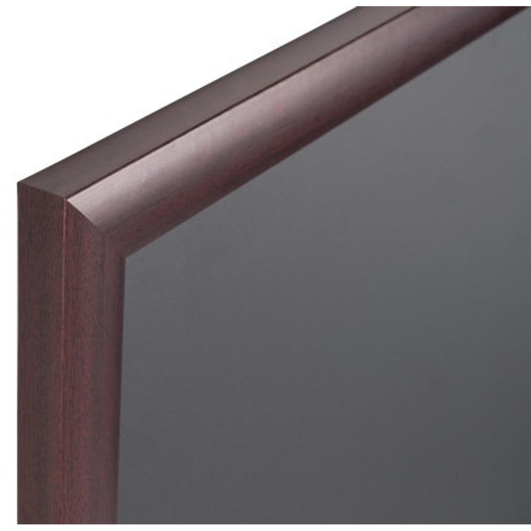 Cadre cerisier, 900 x 600 mm Tableau craie Transitional BI-OFFICE - Profil du cadre du tableau craie Bi-Office Transitional