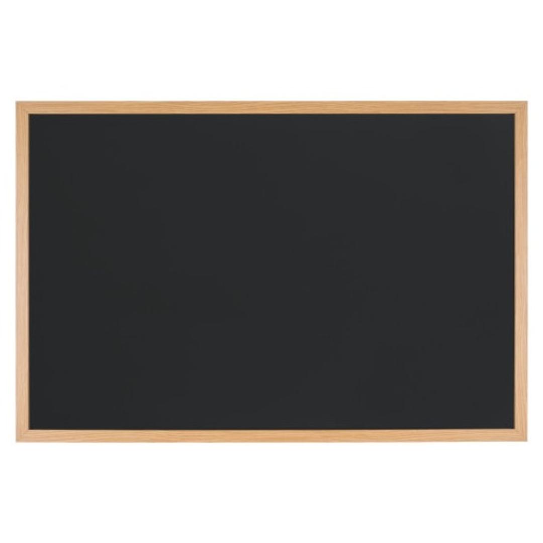 Cadre chêne, 600 x 450 mm Tableau craie Optimum BI-OFFICE - Tableau craie Bi-Office Optimum, cadre chêne
