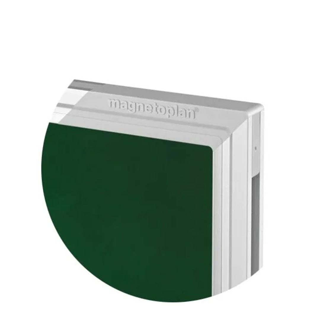 Surface verte, 900 x 600 mm Tableau craie magnétique SP MAGNETOPLAN - Coin à onglet du cadre aluminium du Tableau craie magnétique magnetoplan SP