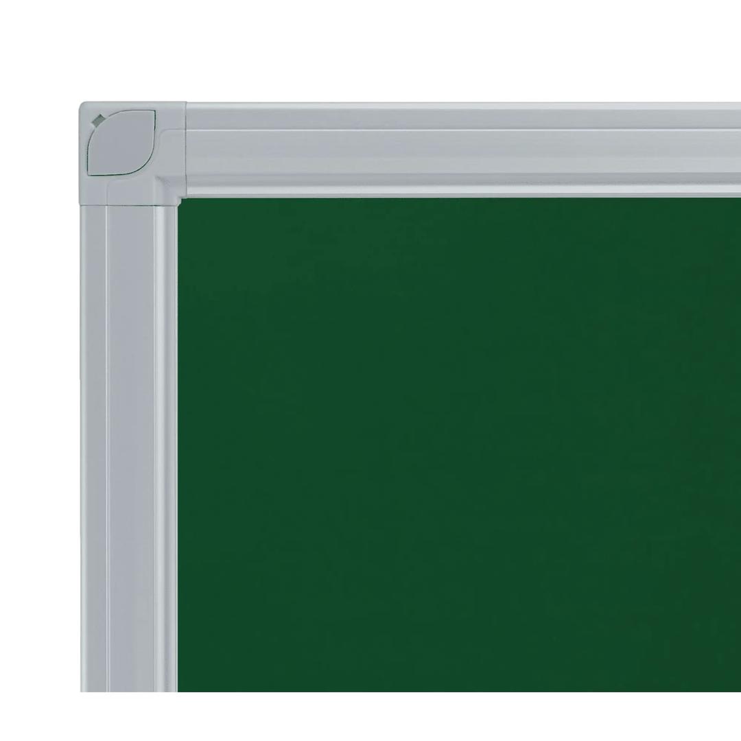 Acier laqué vert, 900 x 600 mm Tableau craie magnétique X-tra!Line FRANKEN - Coin à cache plastique du Tableau craie magnétique FRANKEN X-tra!Line