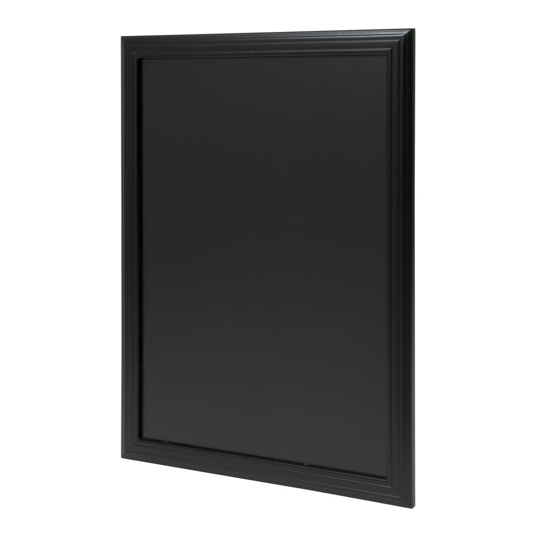 Cadre noir, 565 x 763 mm Tableau craie UNIVERSAL SECURIT - Tableau craie Securit UNIVERSAL noir vu de trois quarts