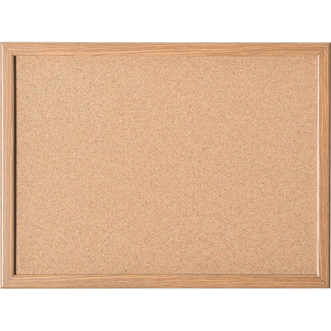 Cadre en pin, 800 x 600 mm Tableau en liège MAGNETOPLAN - Tableau en liège magnetoplan à cadre en pin, 800 x 600 mm, de face