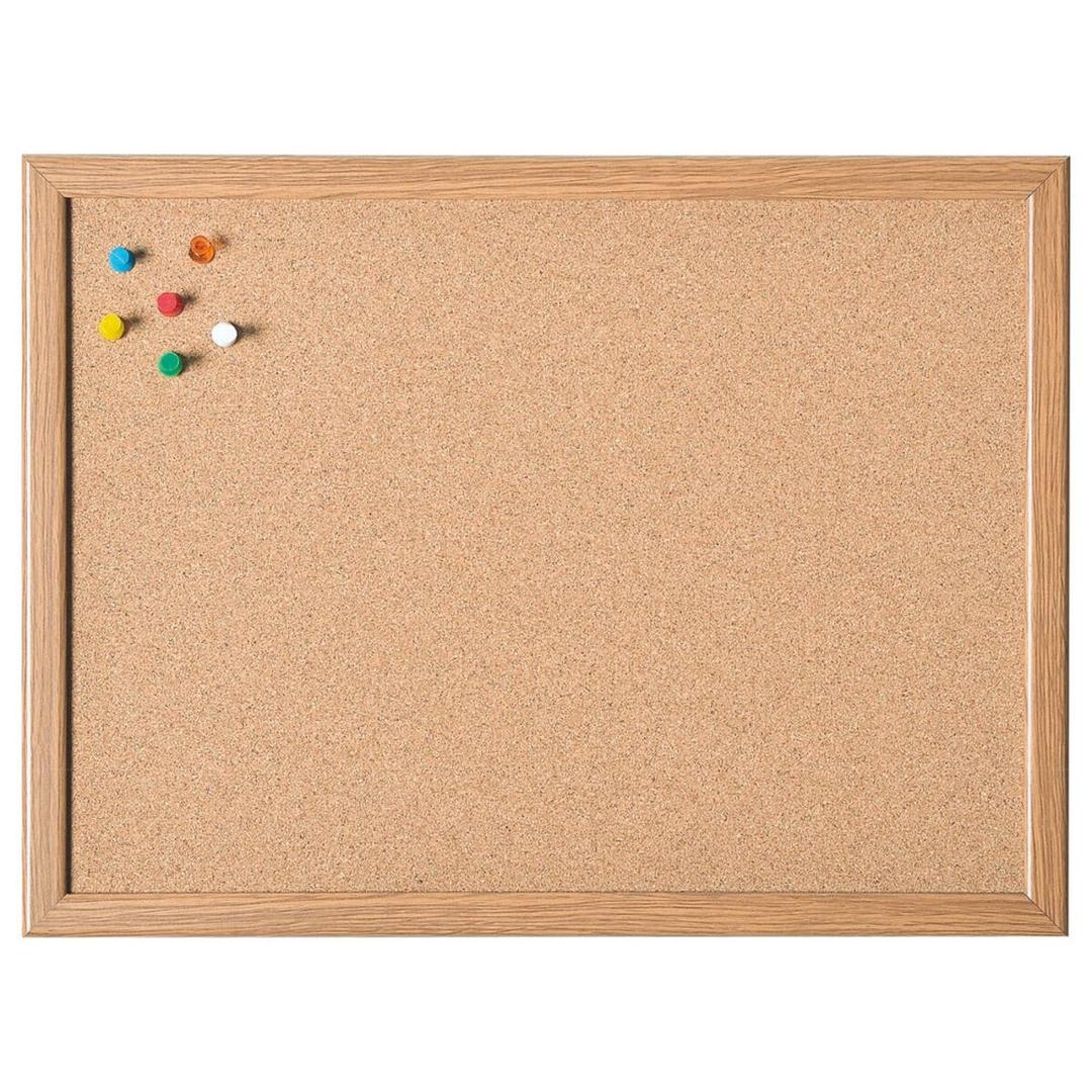 Cadre en pin, 800 x 600 mm Tableau en liège MAGNETOPLAN - Tableau en liège magnetoplan à cadre en pin, 800 x 600 mm, avec des punaises