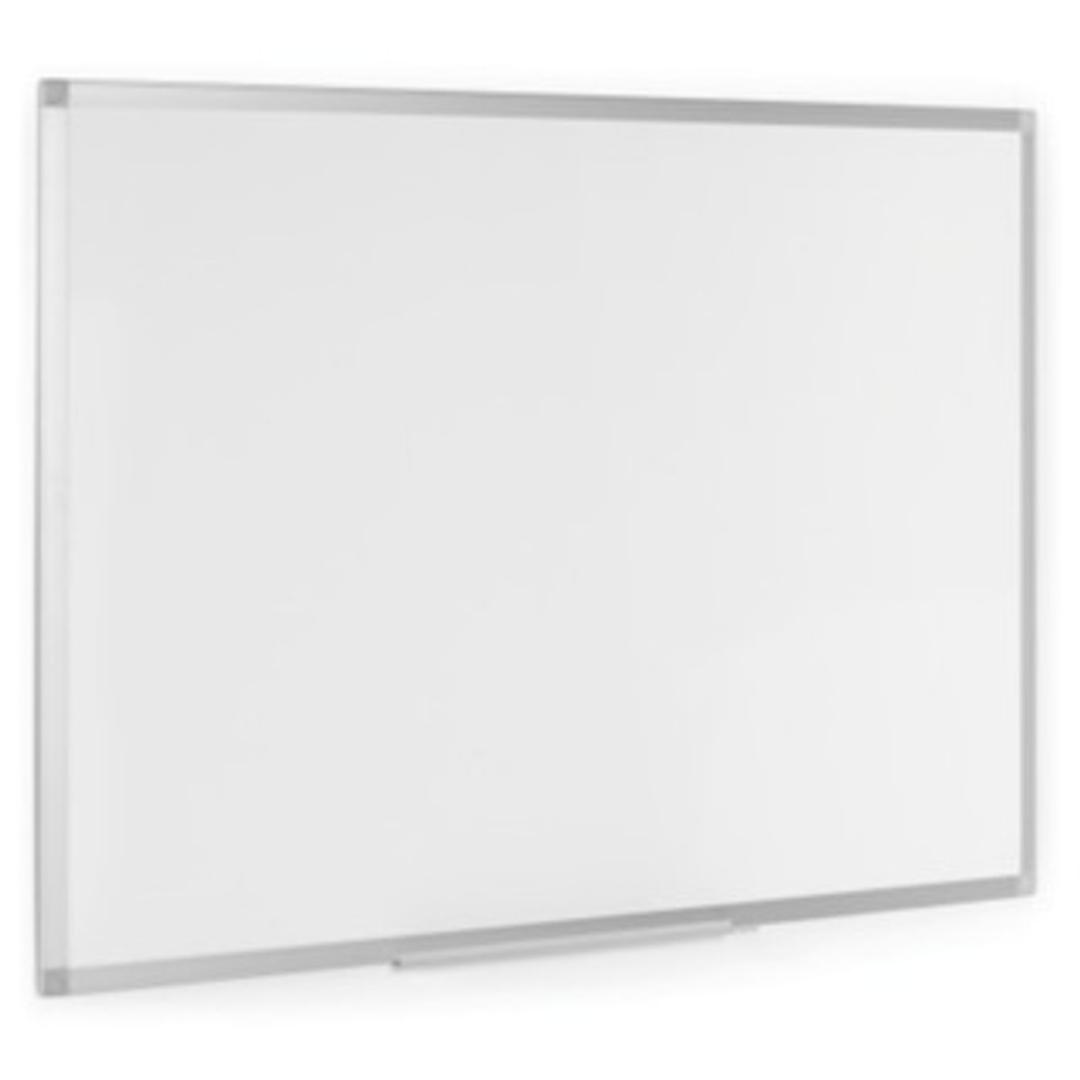 Acier laqué, cadre aluminium, 900 x 600 mm Tableau blanc AYDA BI-OFFICE - Tableau blanc Bi-Office AYDA en acier laqué, cadre en aluminium