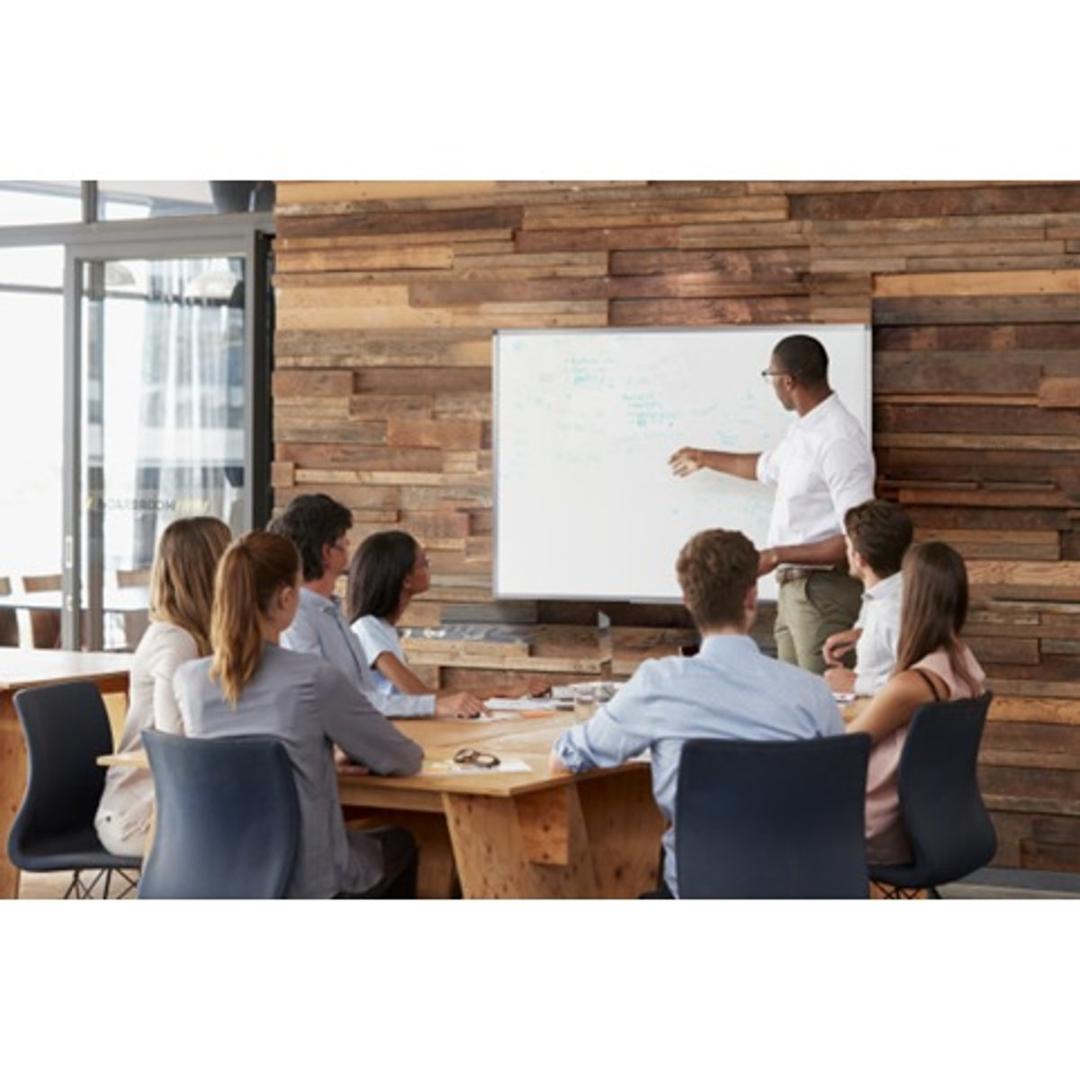 Acier laqué, cadre aluminium, 900 x 600 mm Tableau blanc AYDA BI-OFFICE - Tableau blanc Bi-Office AYDA en réunion