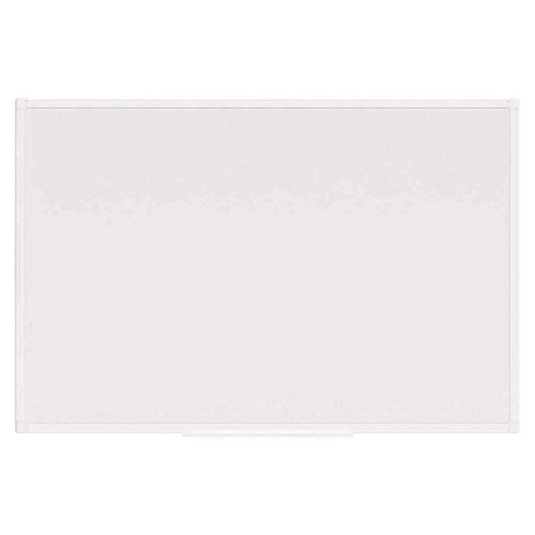 Tableau blanc MAULprimo, cadre en plastique blanc