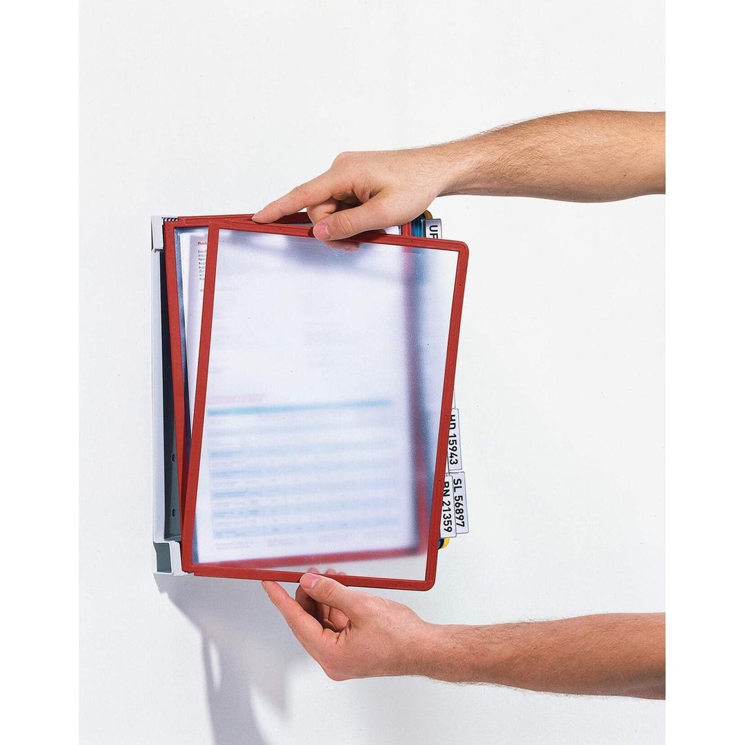 Pochettes du porte document mural VARIO feuilletées à la main