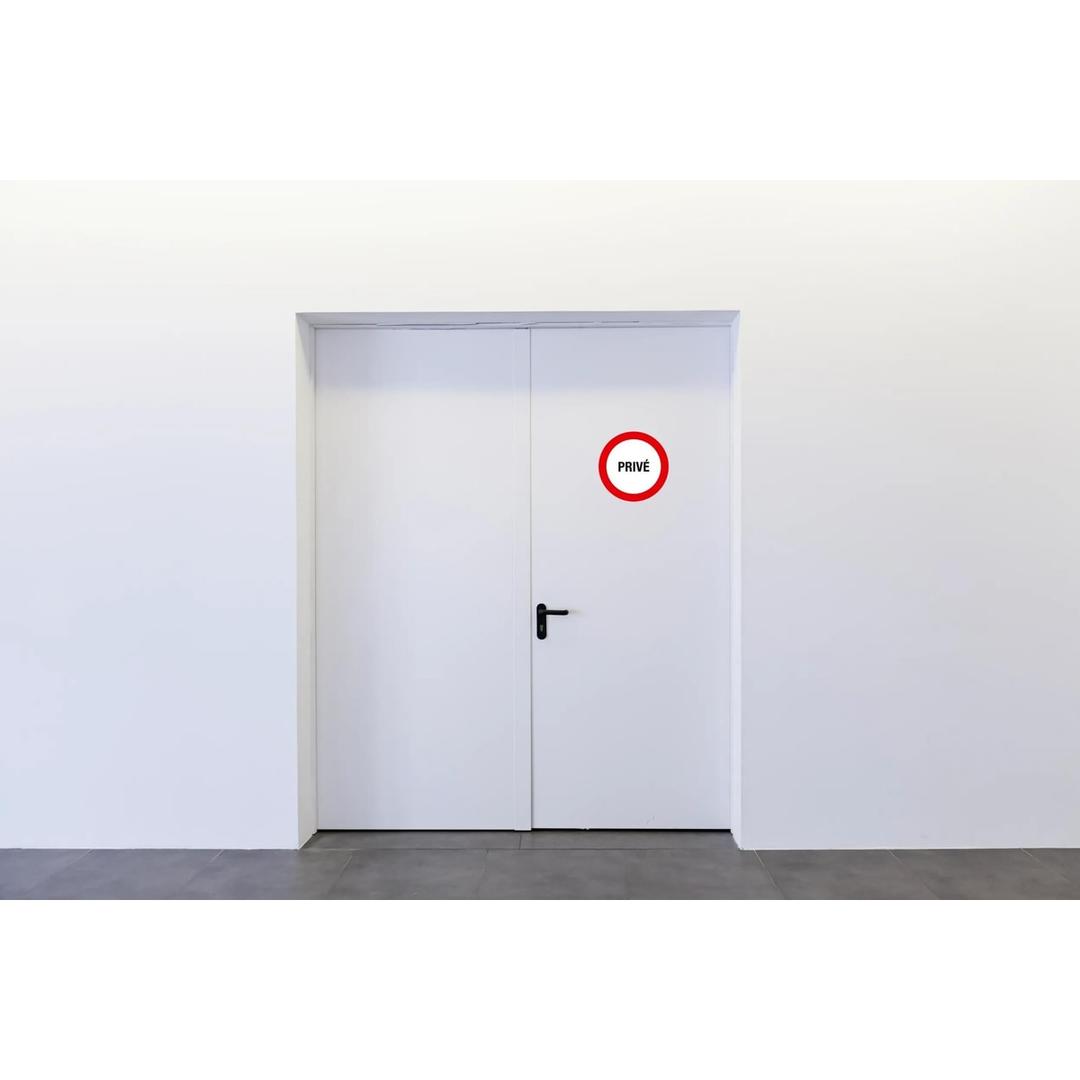 Panneau Privé EXACOMPTA fixé sur une porte