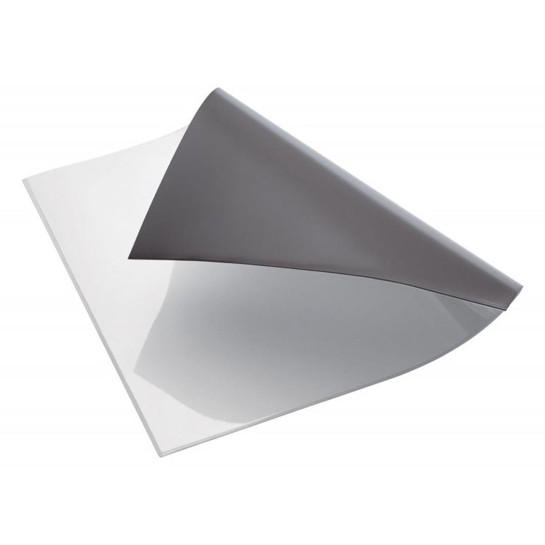 Pochette magnétique magnetoplan à fond blanc A4 paysage, dos en caoutchouc magnétique