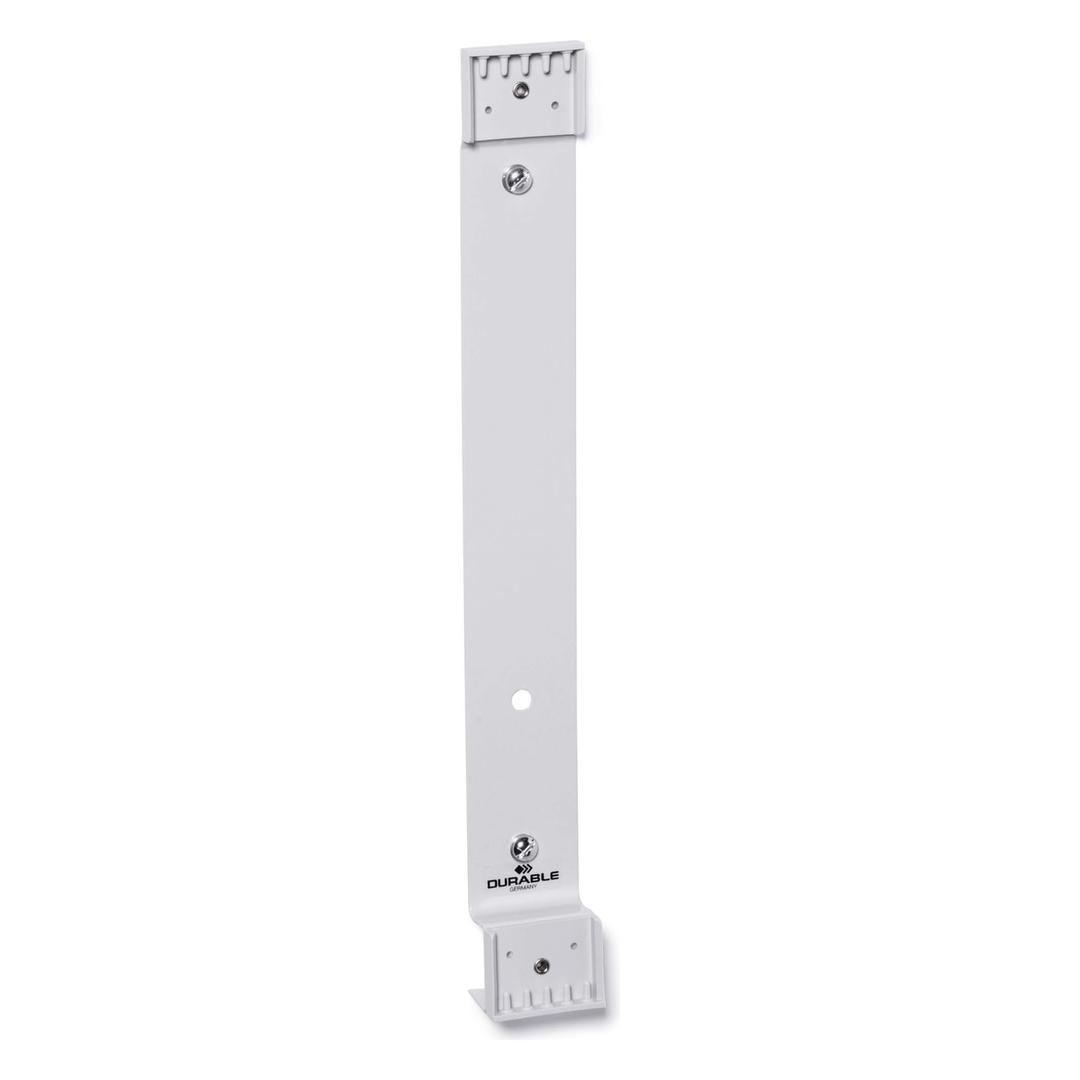 Support mural vide DURABLE FUNCTION pour 5 pochettes A4, en acier gris