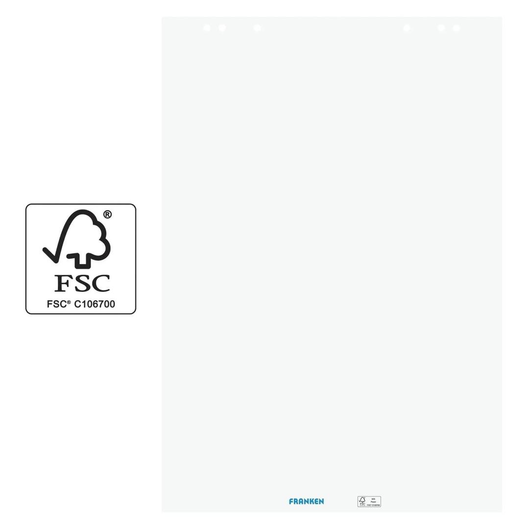 Papier chevalet FRANKEN F2120, papier certifié FSC
