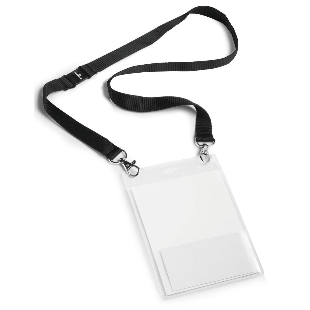 Poche pour carte de visite du porte badge événementiel DURABLE