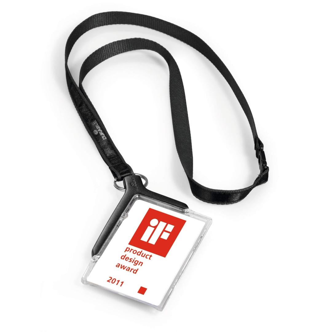 Porte badge DE LUXE DURABLE, carte insérée
