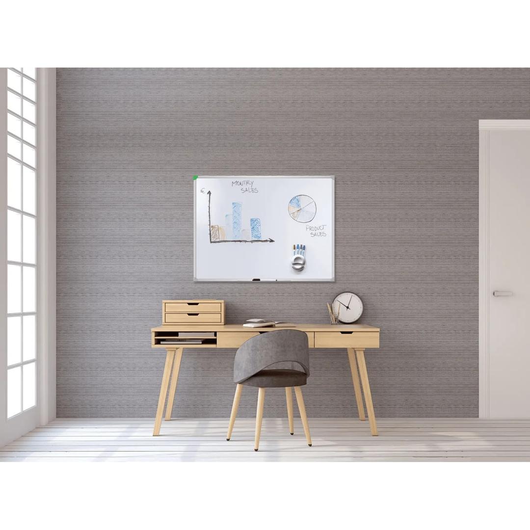Tableau blanc FRANKEN U-Act! Line au-dessus d'un bureau