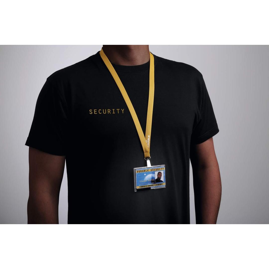 Porte badge PUSHBOX DURABLE porté au cordon