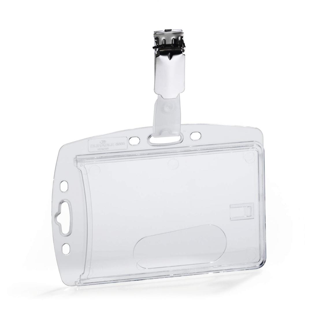Porte badge fermé à clip DURABLE, vide