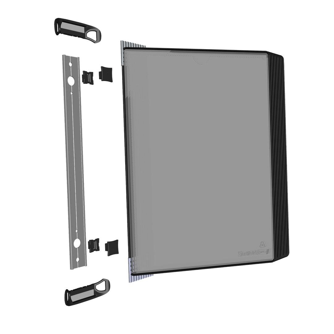 Éléments du kit PRO : profilé aluminium, aimants et T-Clips