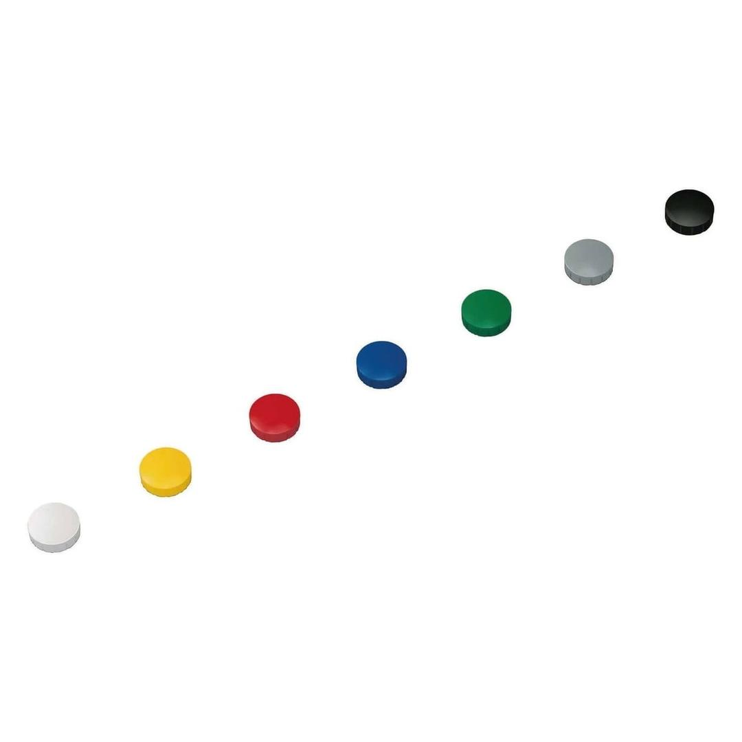 20 mm, 0,3 kg, boîte de 10, couleurs assorties Aimant tableau blanc MAULsolid MAUL - Aimants MAUL MAULsolid 20 mm, un de chaque couleur de l'assortiment