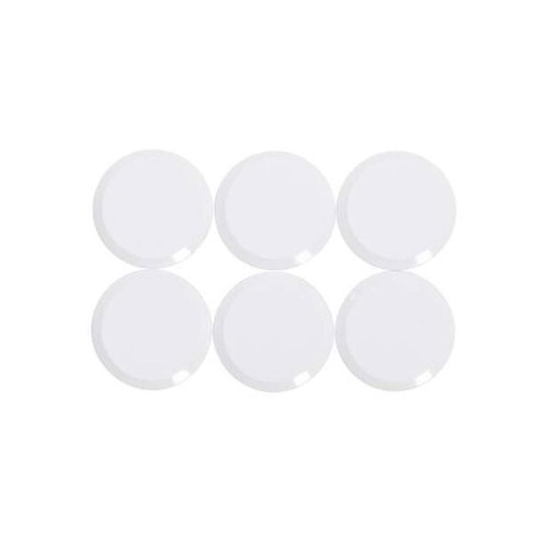 20 mm, 0,3 kg, blanc, blister de 6 Aimant tableau blanc MAULpro à facettes MAUL - Six aimants blancs MAUL MAULpro à bord facetté de 20 mm