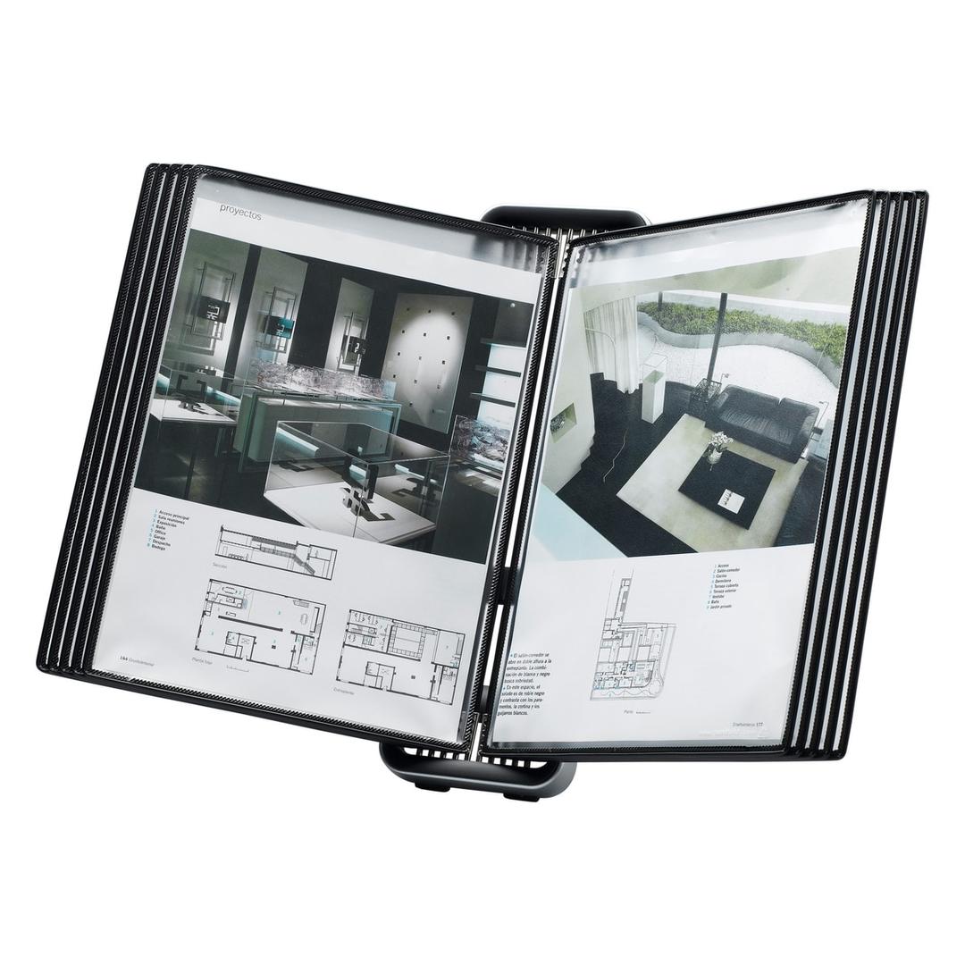 Pupitre de table VEO ouvert sur deux pages