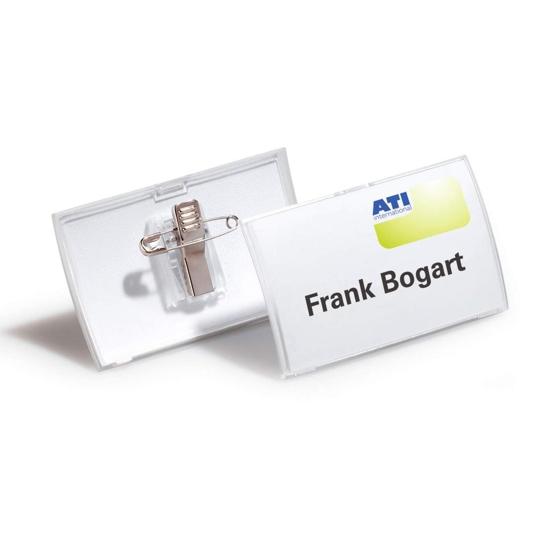 Porte badge CLICK FOLD DURABLE avec un insert imprimé