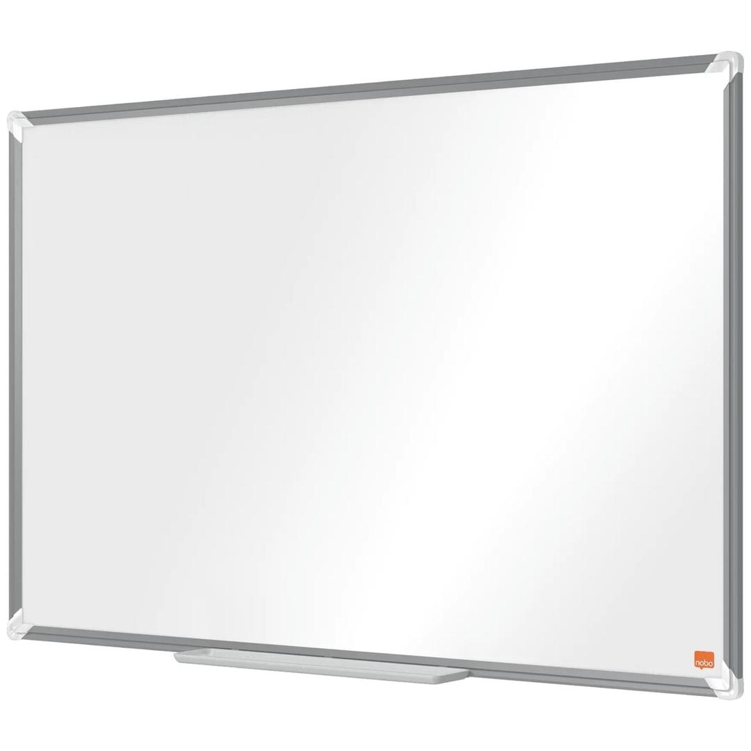 Tableau blanc mélaminé nobo Premium Plus vu de biais
