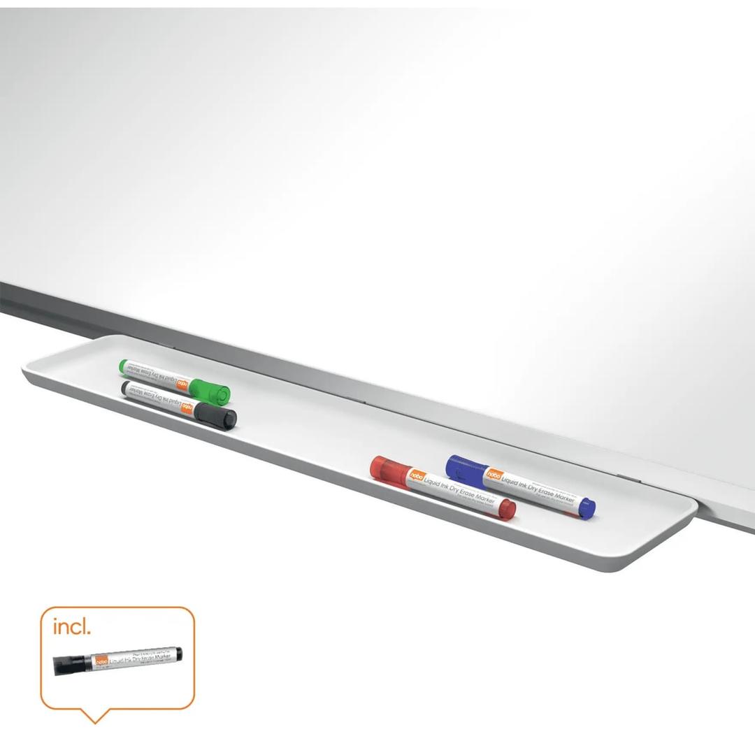 Grand auget clipsable du tableau blanc nobo Premium Plus avec marqueurs