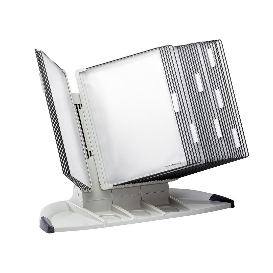 Pupitre Design avec extension, poches grises