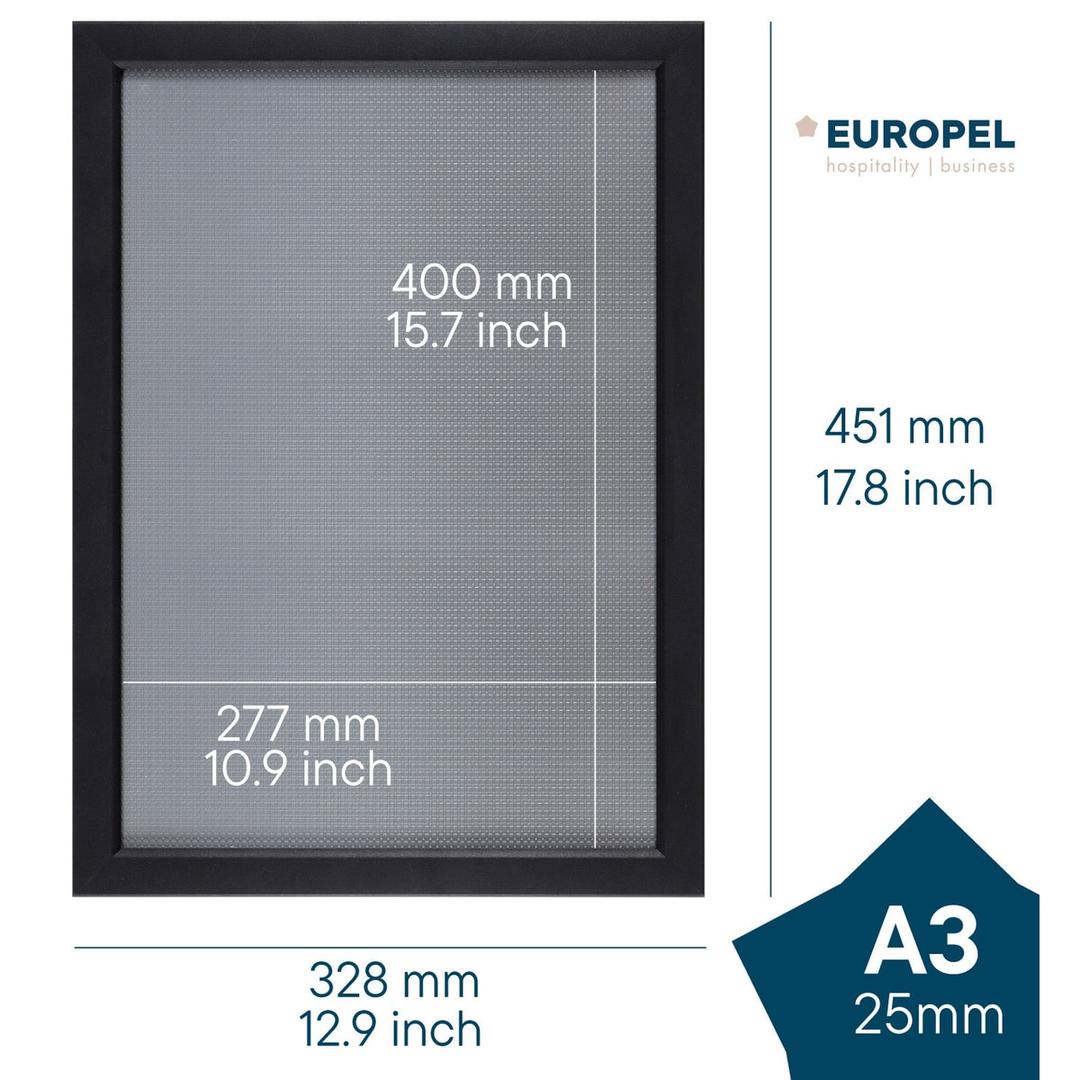 Cotes du porte affiche EUROPEL Premium+ A3
