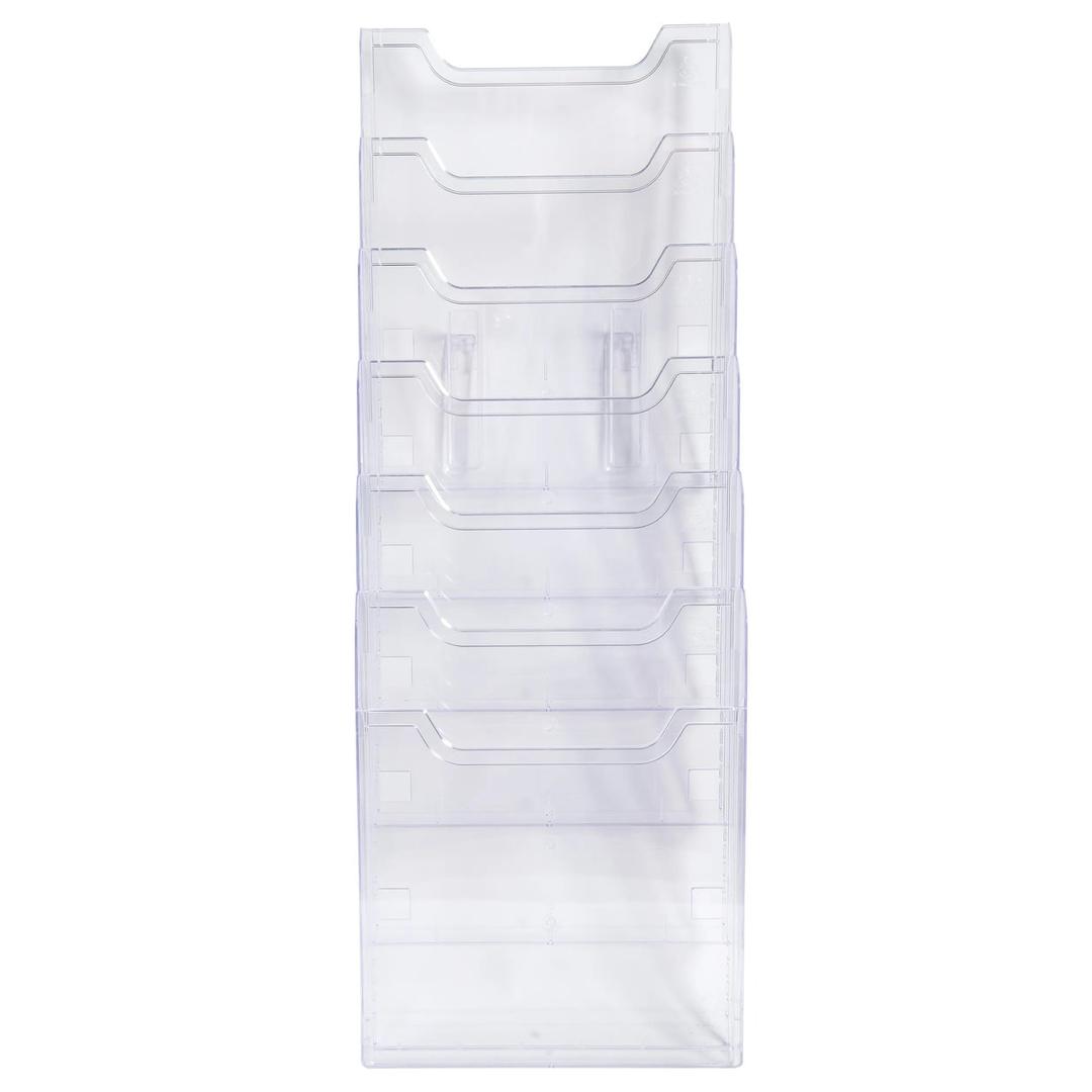 Trieur mural EXACOMPTA A4 portrait, 6 cases, cristal