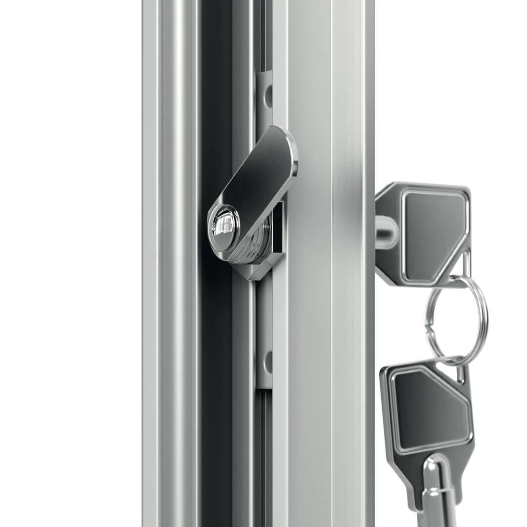 Serrure et clés du porte affiche FRANKEN PRO Security