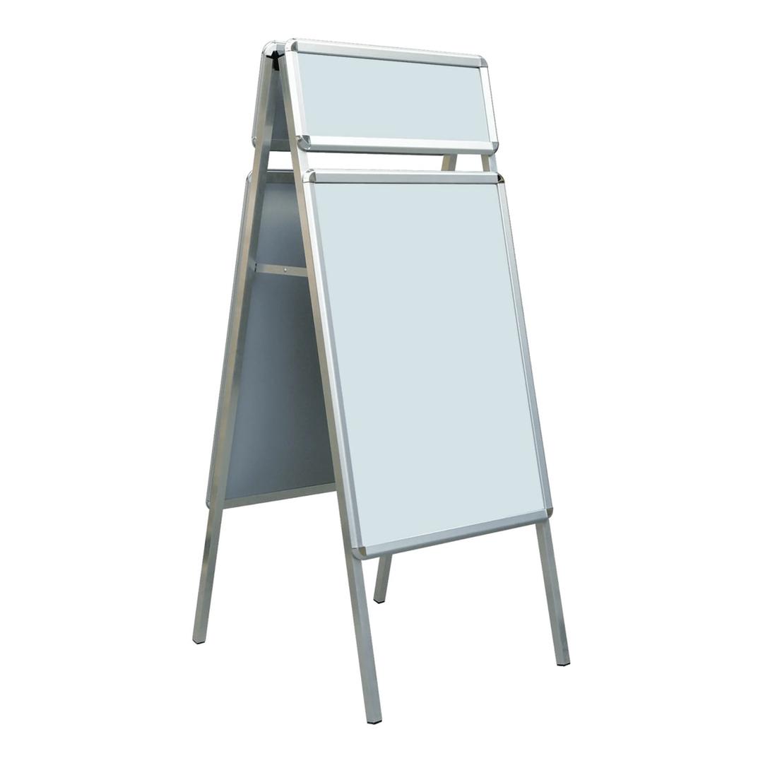 Stop-trottoir porte-affiche FRANKEN Standard Plus A1 avec fronton