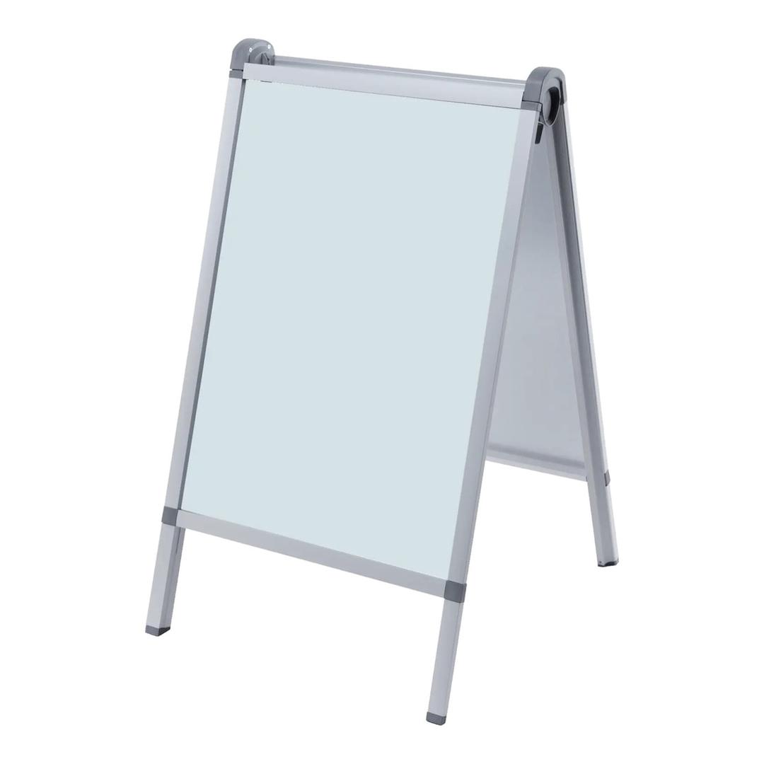 Stop-trottoir porte-affiche FRANKEN Outdoor PRO A1, cadre aluminium argent