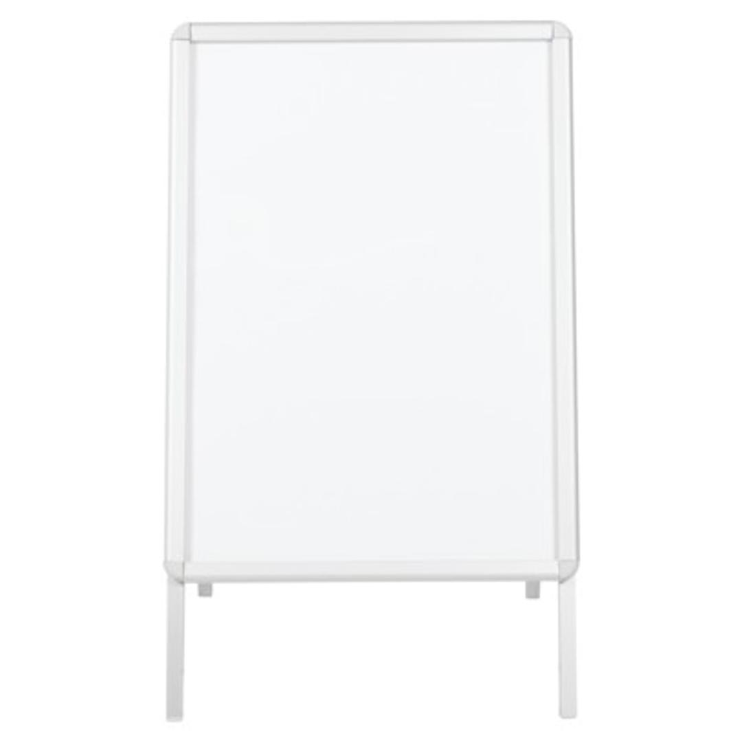 Stop-trottoir porte-affiche Bi-Office A-Frame A1, cadres aluminium argent