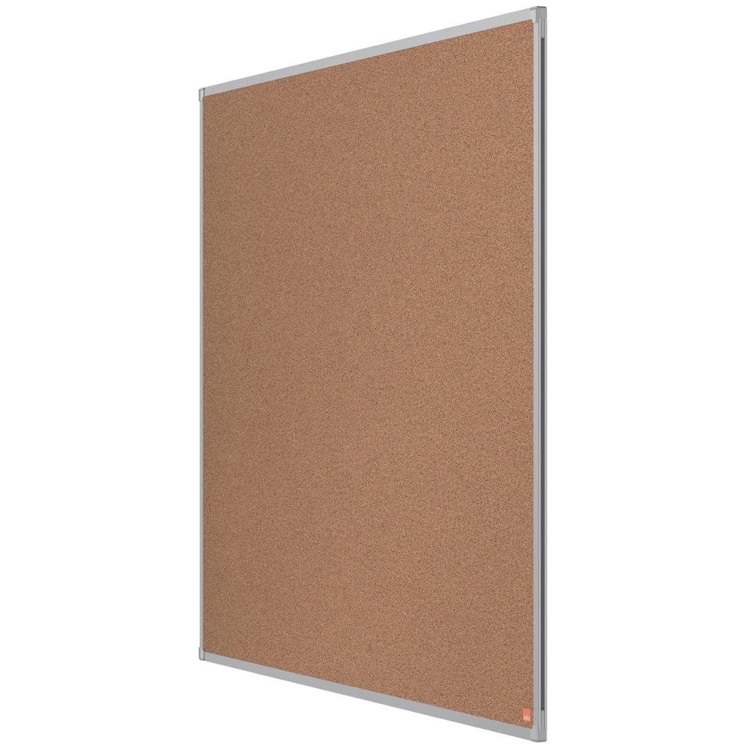 Tableau en liège nobo Essence à cadre aluminium, 1 200 x 900 mm, de profil