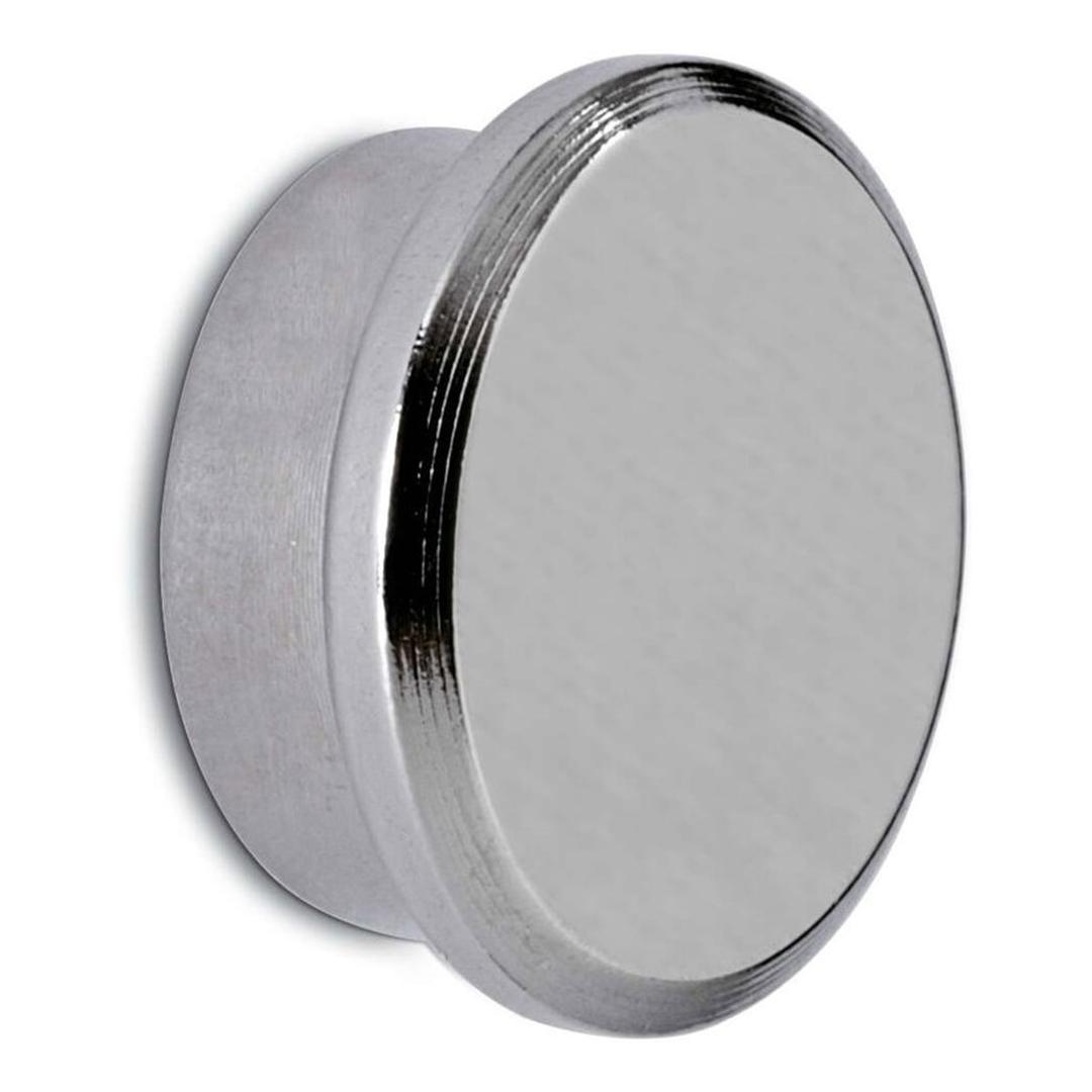 Aimant puissant néodyme MAUL de 22 mm, coiffe en acier argent clair